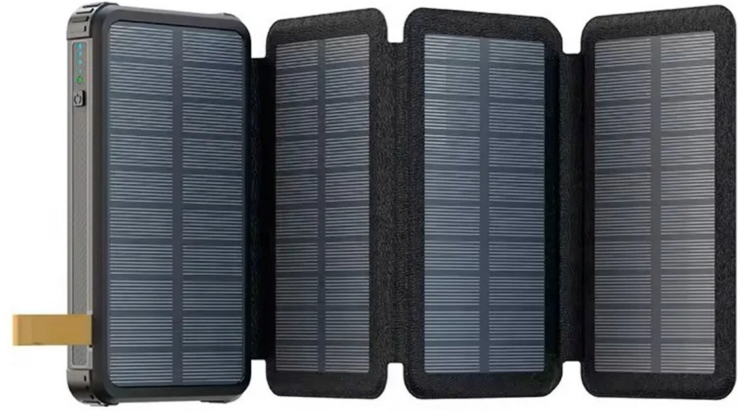 Solar Powerbank 20.000mAh – 4 Zonnepanelen